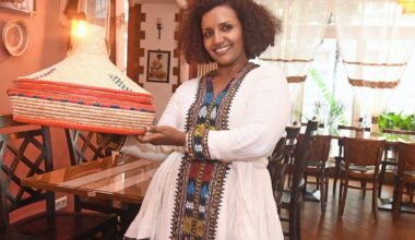 Abyssinia in der Altstadt mit Speisen aus Äthiopien