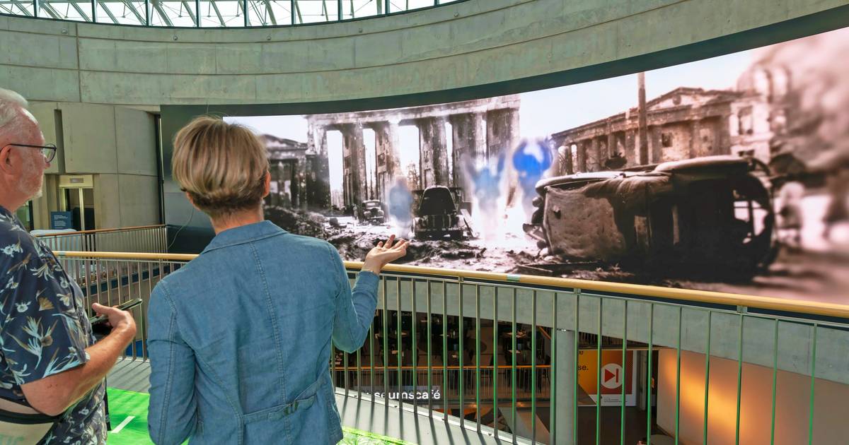 Panoramawand in der neuen Dauerausstellung