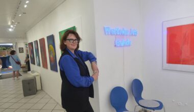 Eröffnung der Wertheim Arts Galerie in Büttgen mit Efthimia Trentsiou