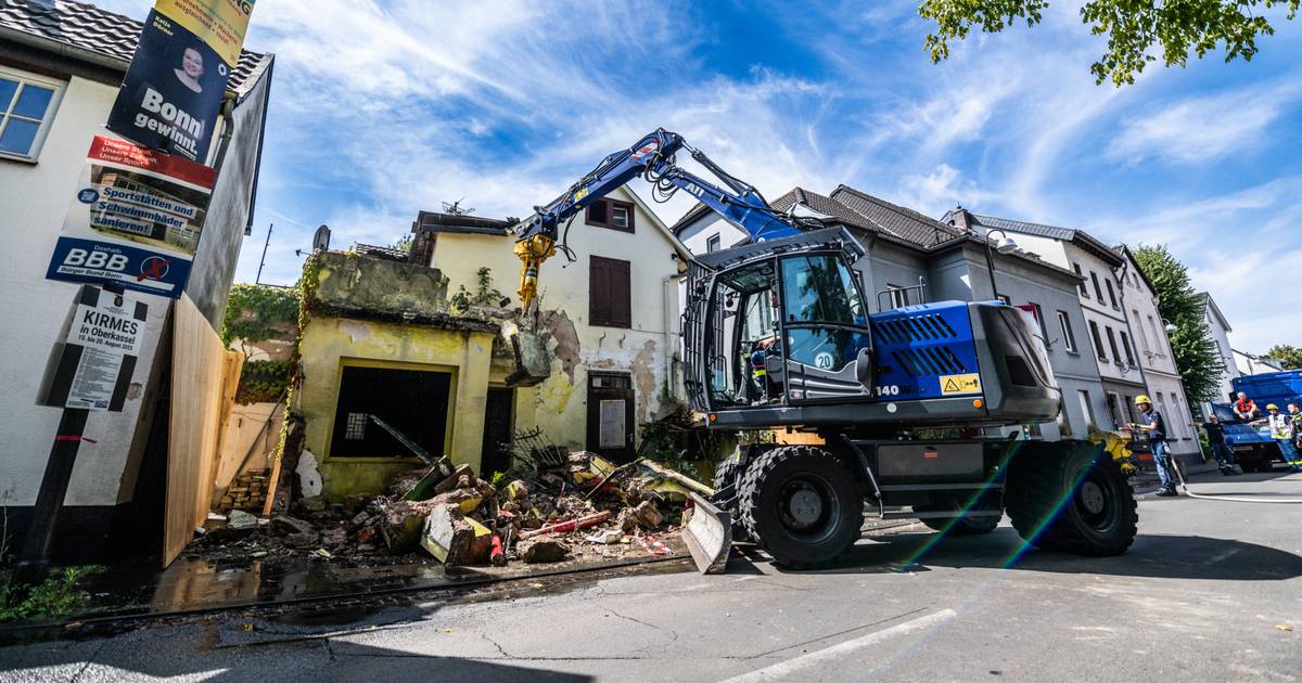 Haus in Oberkassel drohte einzustürzen