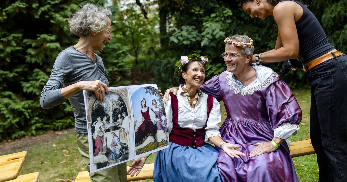 Düsseldorf: Lebende Bilder beim Malkasten-Sommerfest