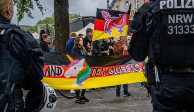 Unterstützer des Christopher Street Days waren in der Mehrheit
