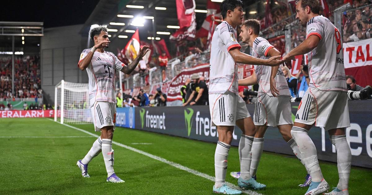 Bayern nimmt die Hürde Wiesbaden mit sehr viel Mühe
