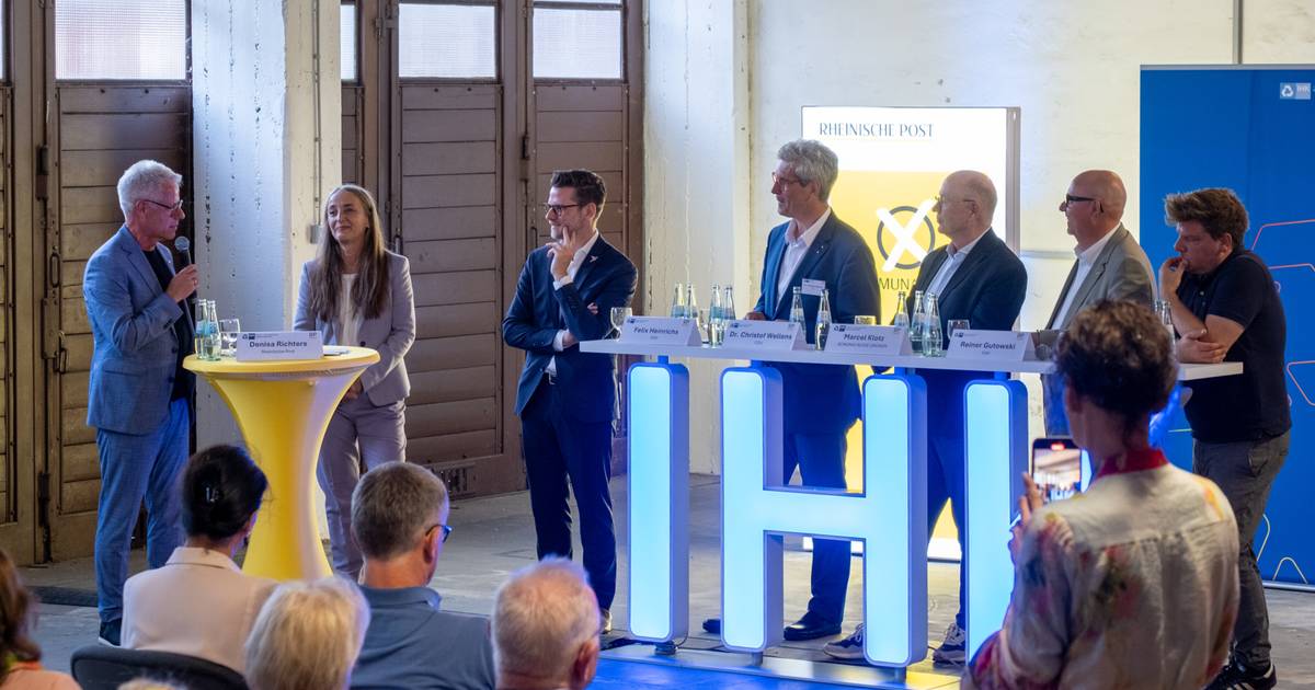 Wahlarena von IHK und RP mit den OB-Kandidaten in Mönchengladbach