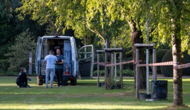 Großeinsatz nach Schuss im Bunten Garten
