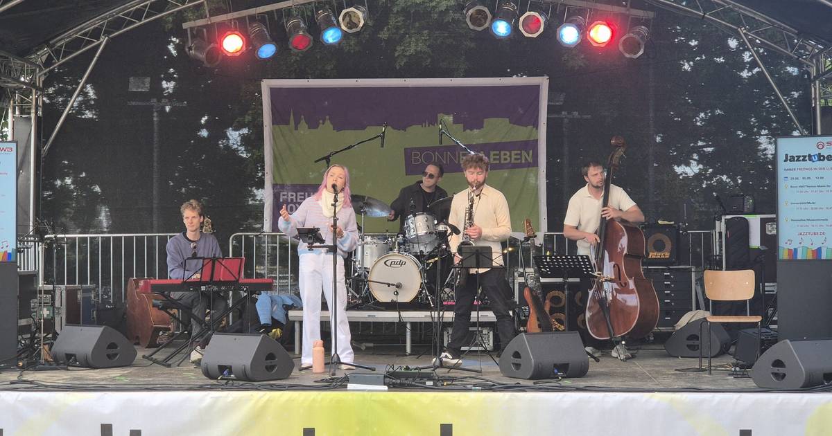 SWB Jazztube-Start unter freiem Himmel