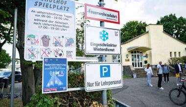 Sicherheitsdienst für Schule in Bonn im Gespräch
