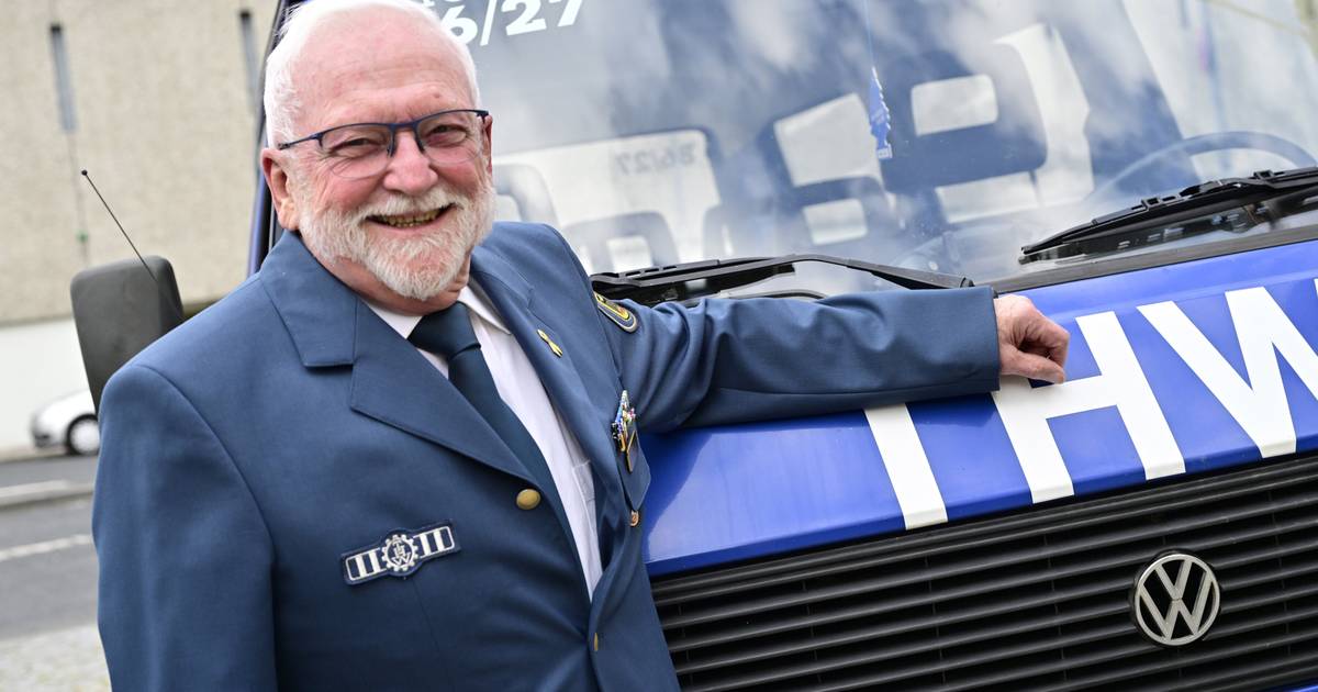Technisches Hilfswerk ehrt Edgar Peters für 60 Jahre Mitgliedschaft