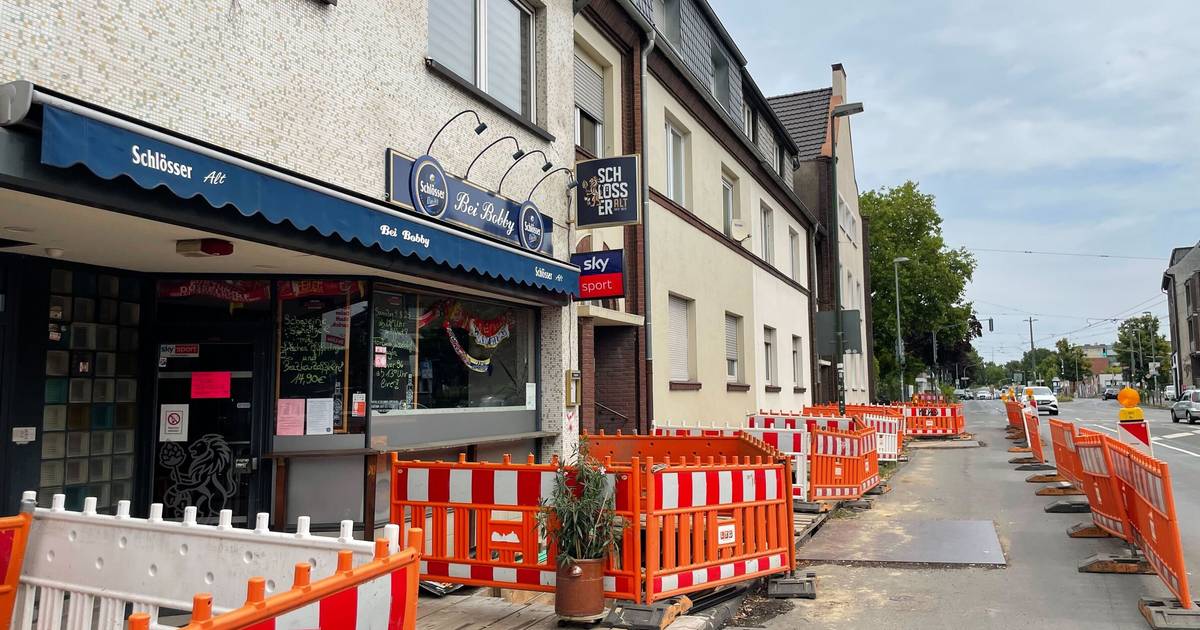 Gäste bleiben wegen Baustellen auf der Unterrather Straße aus