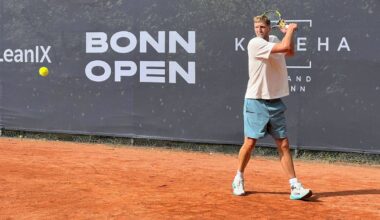 Basketball-Legende Dirk Nowitzki be Tennisturnier Bonn Open