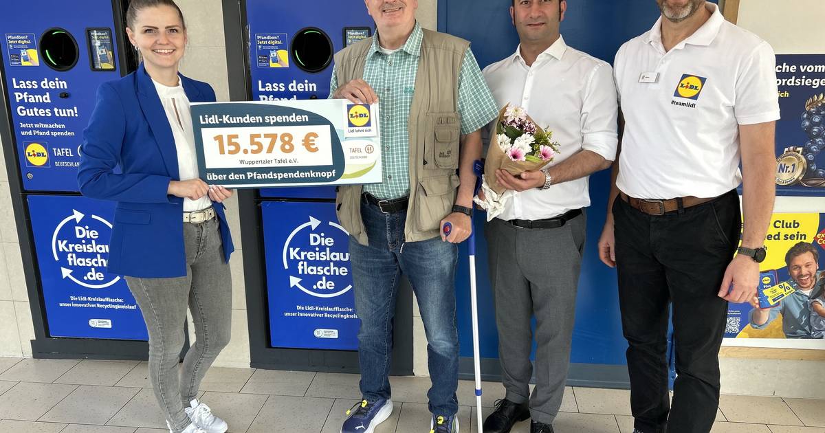 15.578,13 Euro für die Wuppertaler Tafel