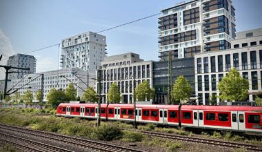 Das Französische Viertel entlang der Toulouser Allee