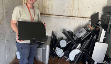 Elektrogeräte und Recycling im Wertstoffhof Bonn