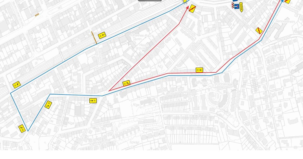 Zwei Monate Baustelle in der Zeughausstraße