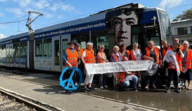 Die Bertha-Bahn verabschiedet sich von den Gleisen