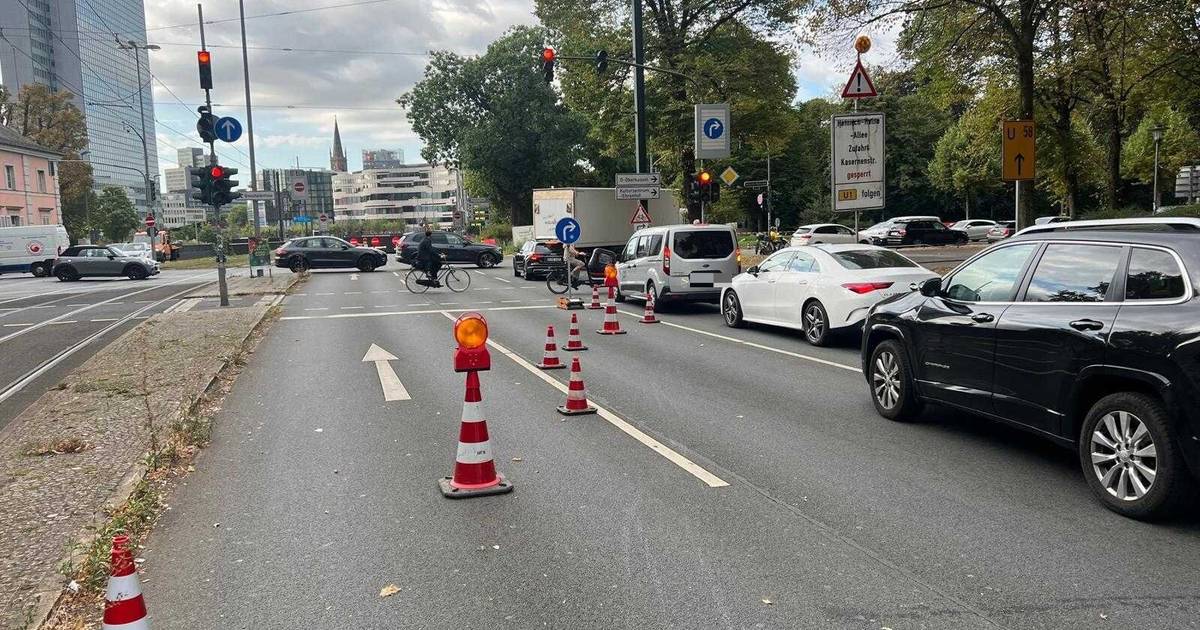 Sperrung des Kö-Bogen-Tunnels verursacht Stau in der Innenstadt