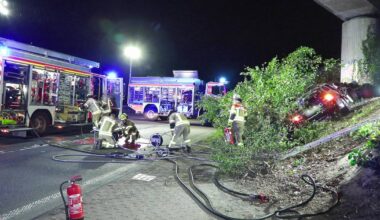Düsseldorf: Schwerer Unfall auf der A46
