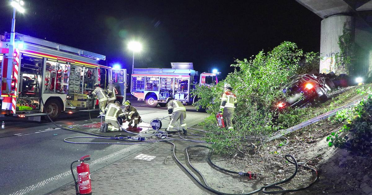 Düsseldorf: Schwerer Unfall auf der A46