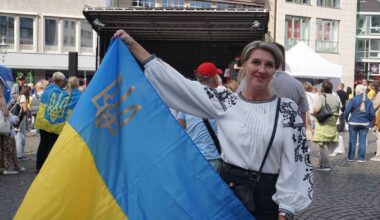 Ukrainer feiern Unabhängigkeitstag in Bonn