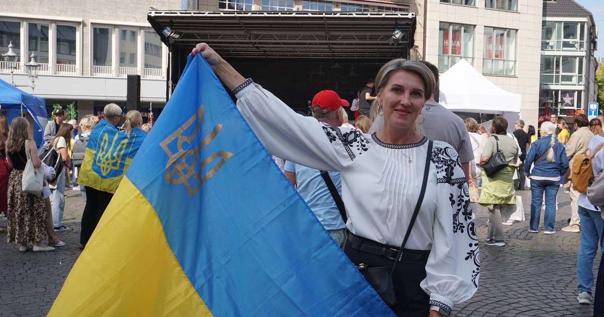 Ukrainer feiern Unabhängigkeitstag in Bonn