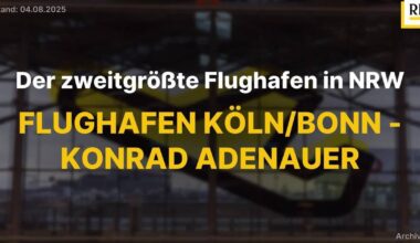 "Flughafen Köln/Bonn - Konrad Adenauer": Das ist der zweitgrößte Flughafen in NRW