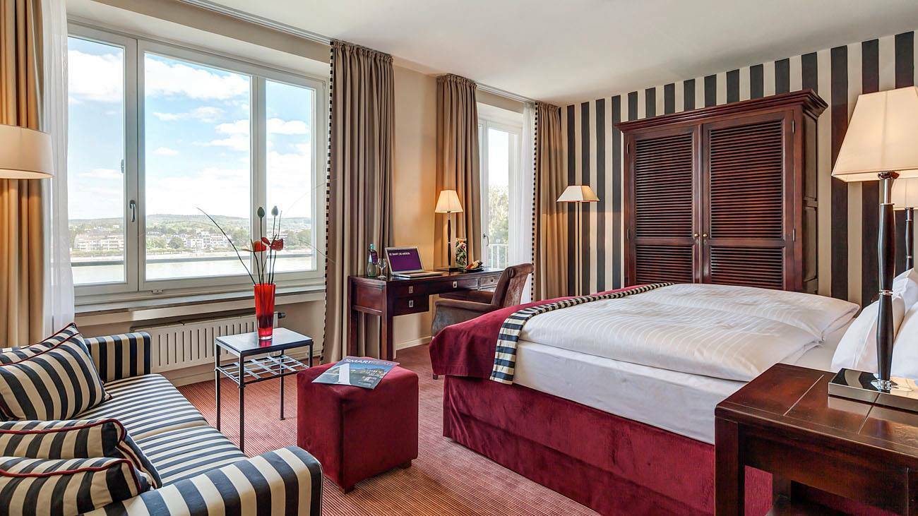  Blick aus dem Ameron Hotel Königshof in Bonn. 