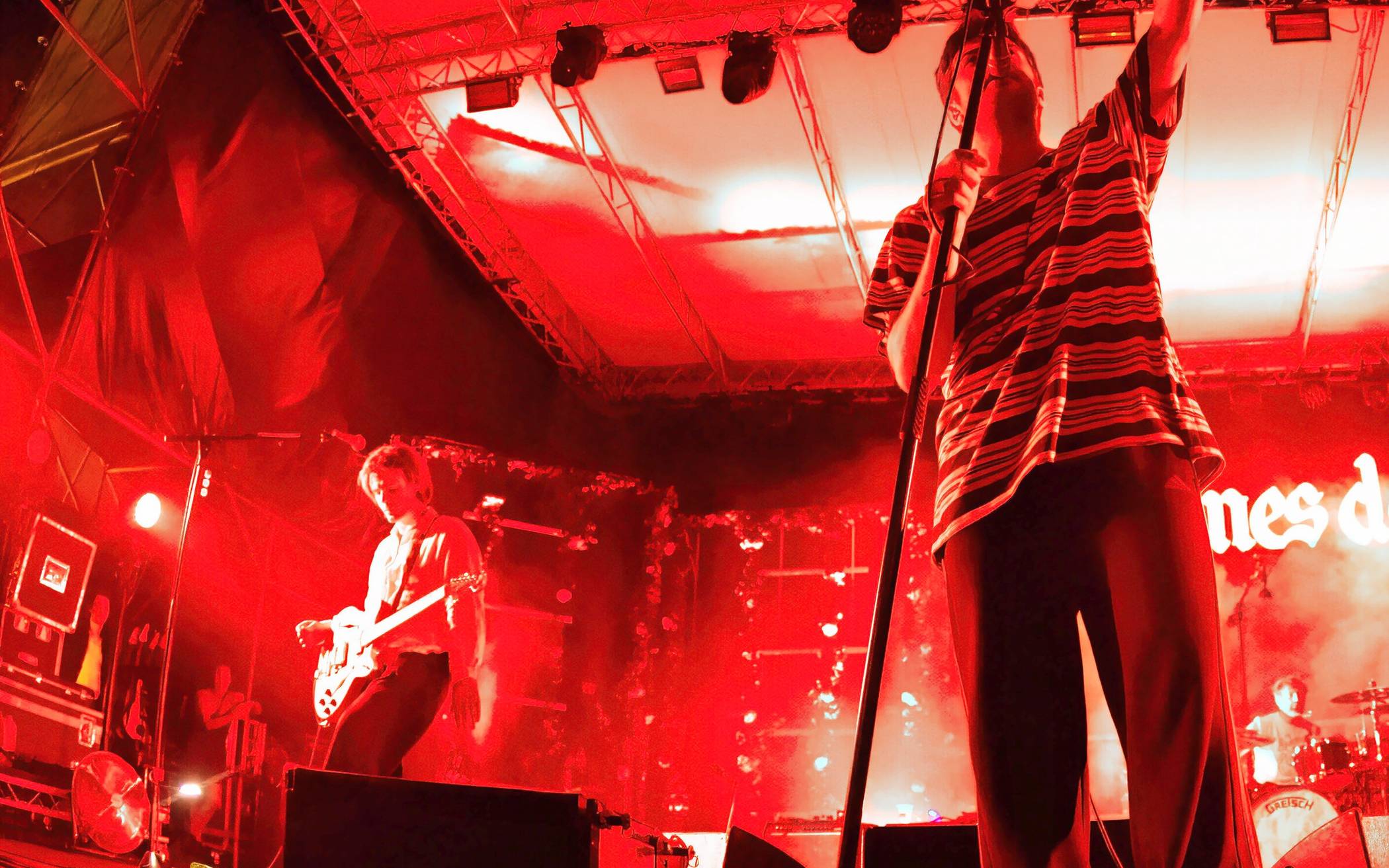Konzert der Post-Punk-Band Fontaines D.C. in Rom.  