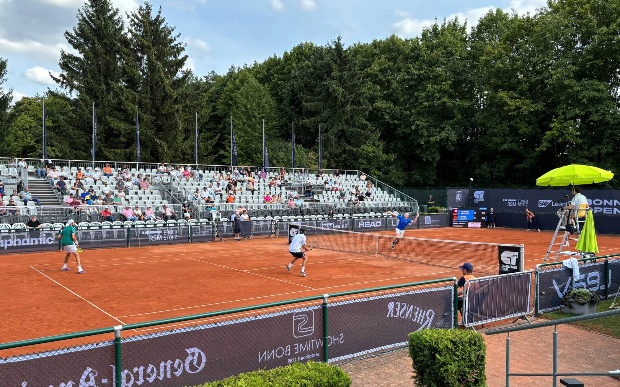 Der Center Court der Bonn Open. 
