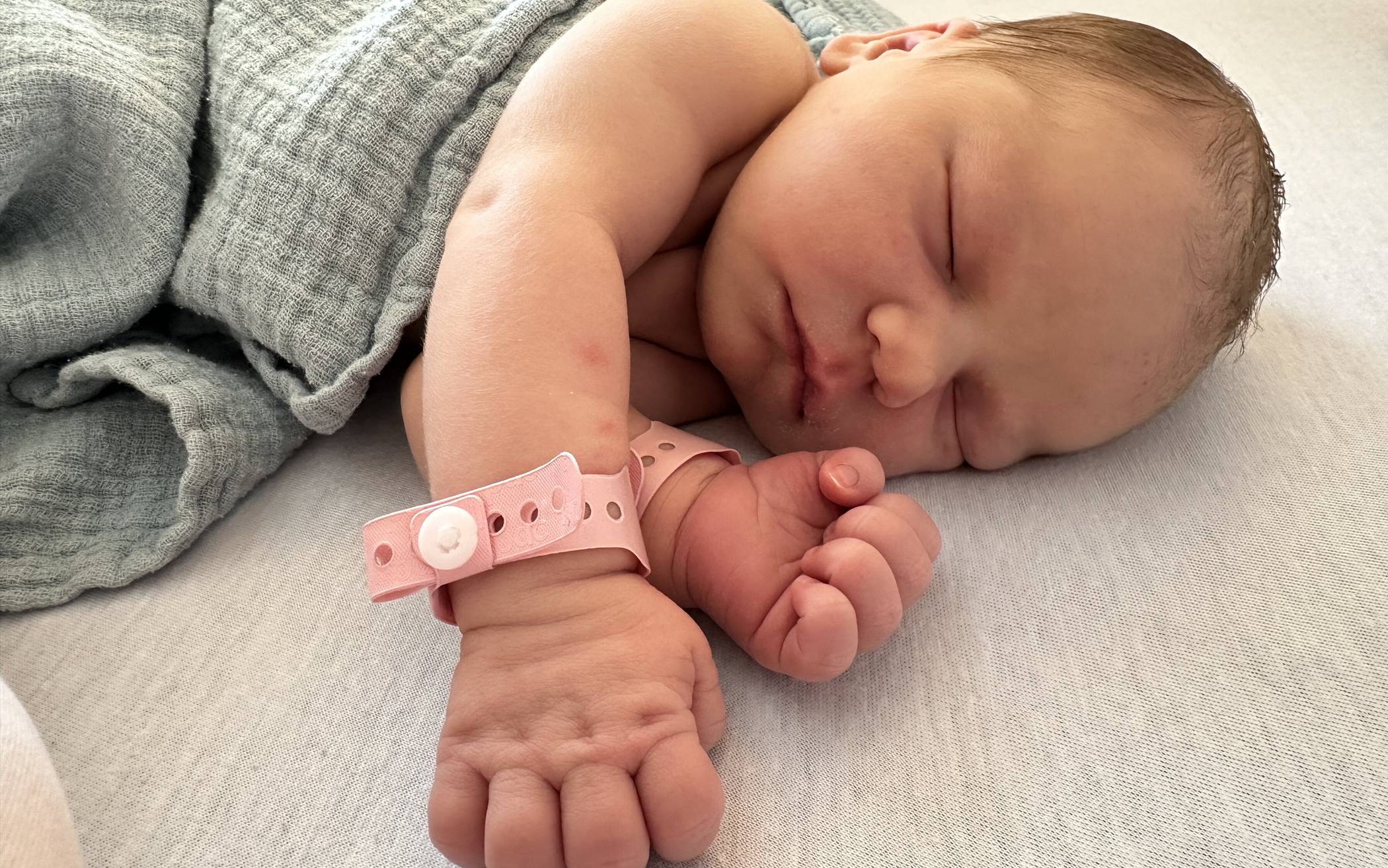 Die kleine Rebekka ist am 24. Juli als eines der letzten Kinder im Haus St. Elisabeth geboren.