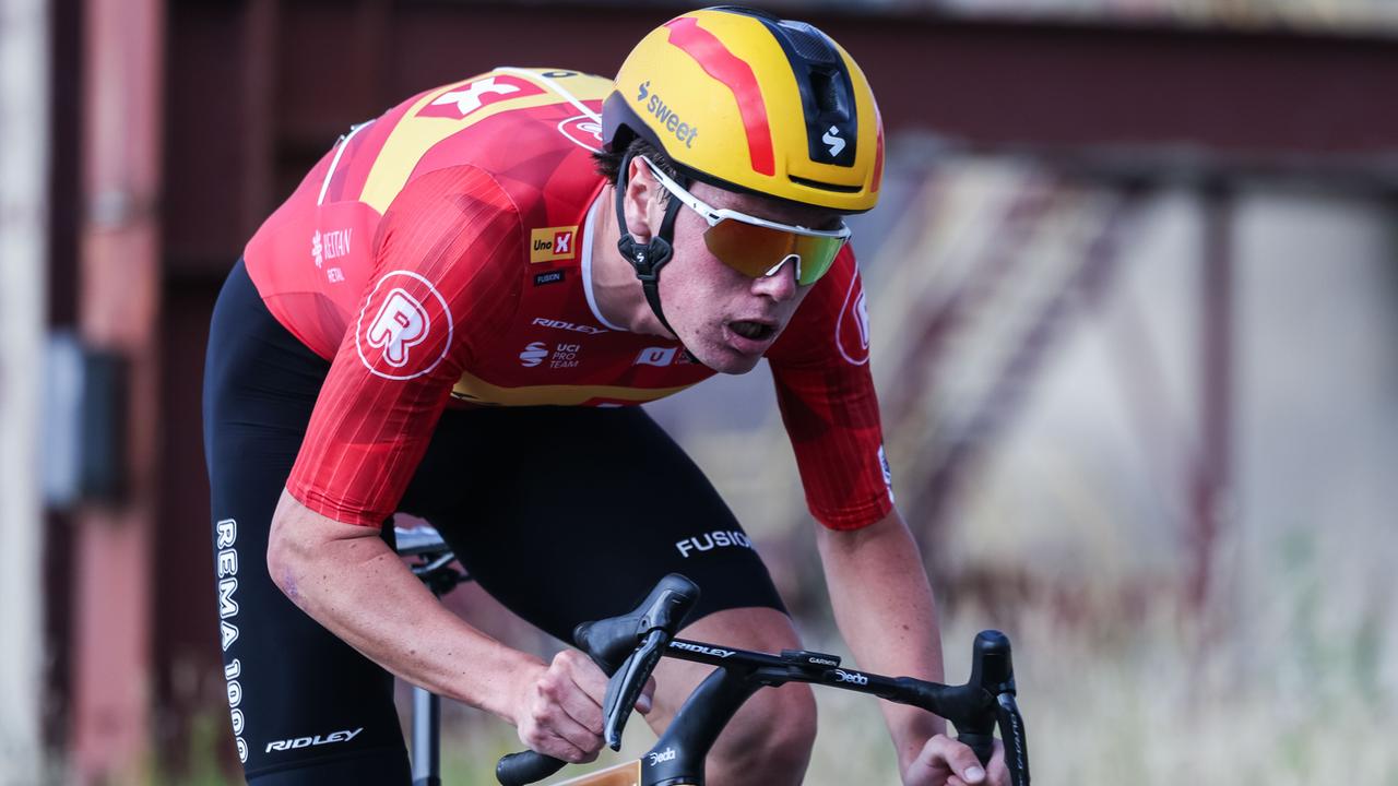 Sören Wärenskjold beim Prolog der Deutschland Tour 2025