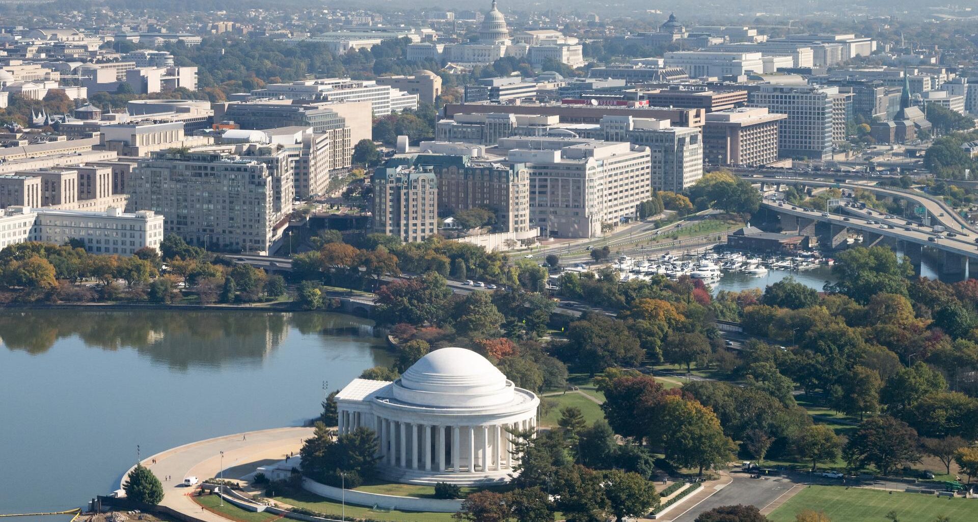 Blick auf die US-Hauptstadt Washington