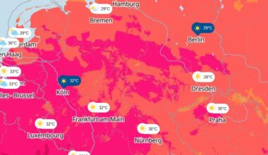 Wetter und Hitzewelle in Deutschland: Live-Karten zeigen Temperaturen