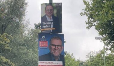Kommunalwahl 2025 in Essen: Jetzt hängen die Wahlplakate