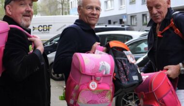 800 Schulranzen für Kinder gespendet