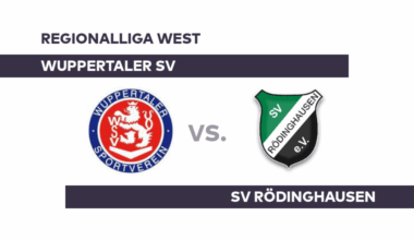 Wuppertaler SV - SV Rödinghausen: Rödinghausen überflügelt Wuppertal in der Tabelle - Regionalliga West