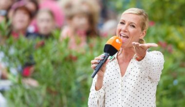 Andrea Kiewel im ZDF Fernsehgarten