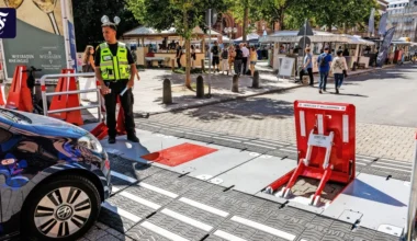 Schutz vor Amokfahrern in Wiesbaden: Mobile Poller für Großevents