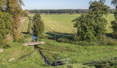 Der Zschampert nach der Unterquerung des Saale-Leipzig-Kanals.