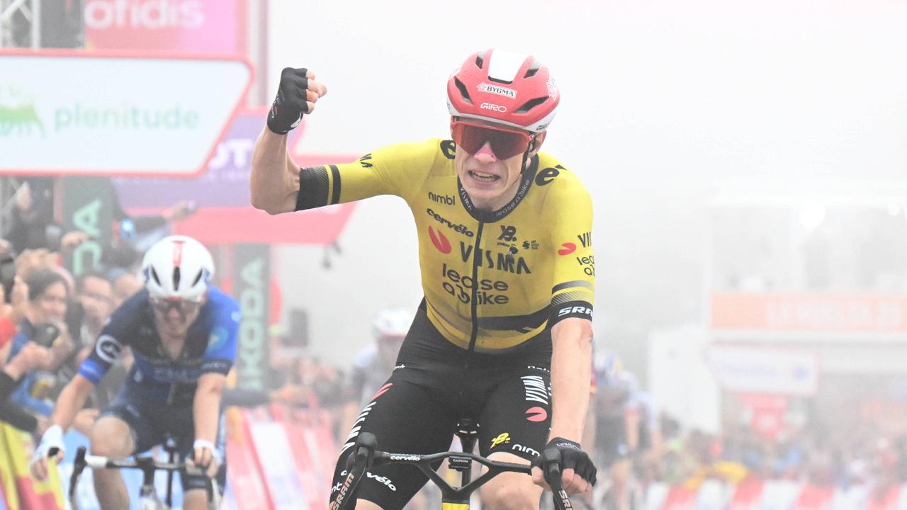 Trotz Sturz: Vingegaard gewinnt zweite Vuelta-Etappe