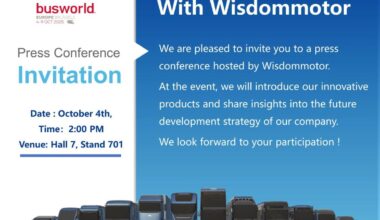 HY‑X und Wisdom unterzeichnen Joint Venture auf der Busworld Europe in Brüssel
