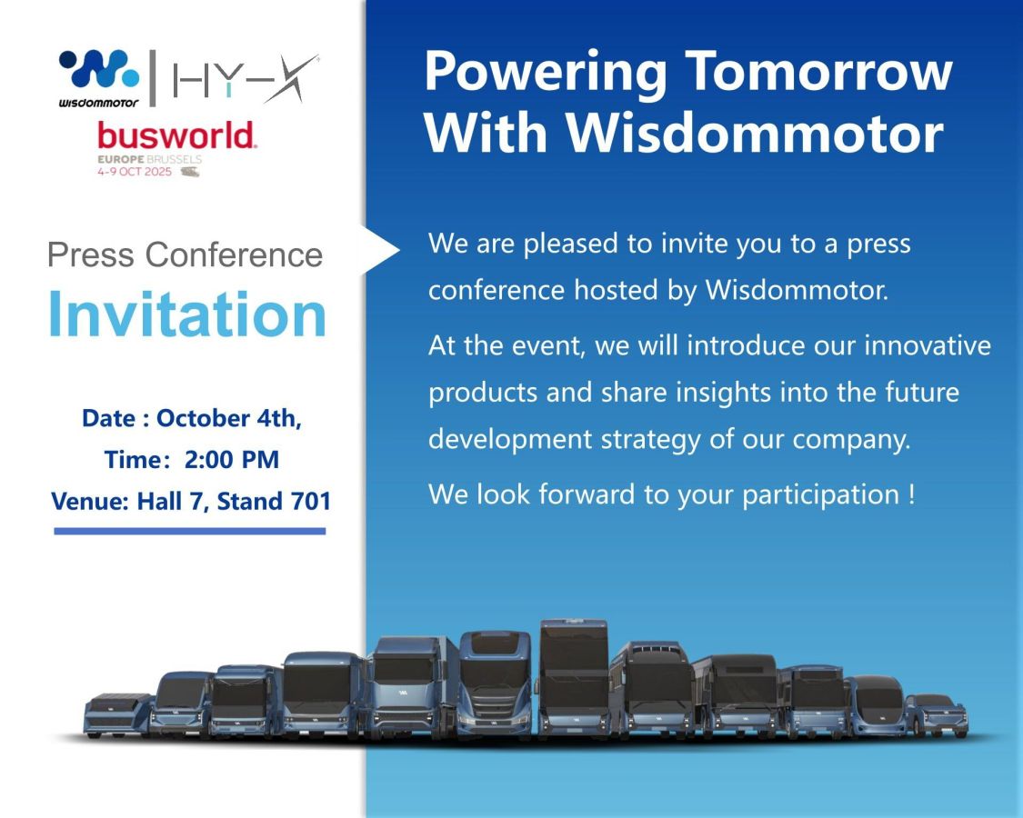 HY‑X und Wisdom unterzeichnen Joint Venture auf der Busworld Europe in Brüssel
