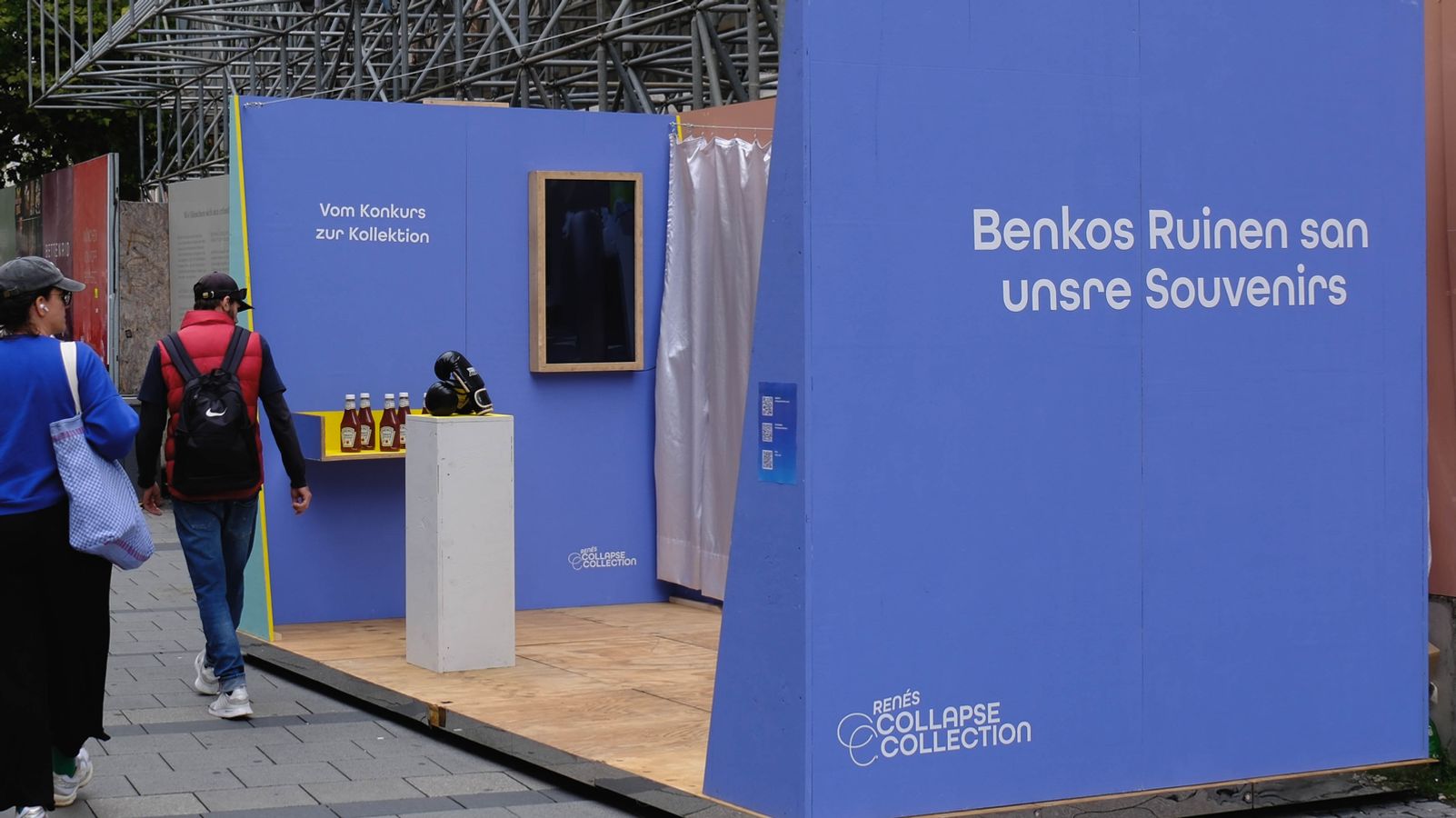 Münchner Kunstaktion: Protest gegen Immobilienunternehmer Benko