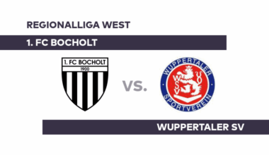 1. FC Bocholt - Wuppertaler SV: Die Zahlen sprechen für Bocholt - Regionalliga West