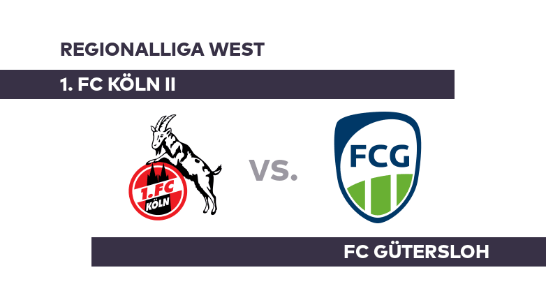 1. FC Köln II - FC Gütersloh: Köln II will den Lauf ausbauen - Regionalliga West