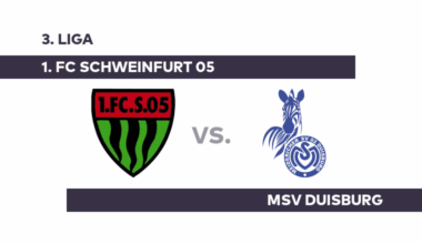 1. FC Schweinfurt 05 - MSV Duisburg: Bewahrt Duisburg den Nimbus? - 3. Liga