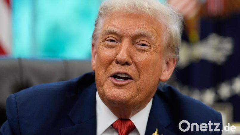 US-Präsident Donald Trump will auf importierte Arzneimittel Zölle erheben. Bild: Alex Brandon/AP/dpa