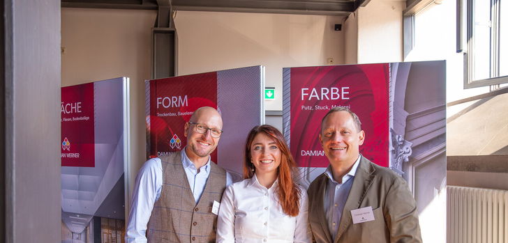 Frank Hillenbrand, Anna Freind und Christoph Werner
