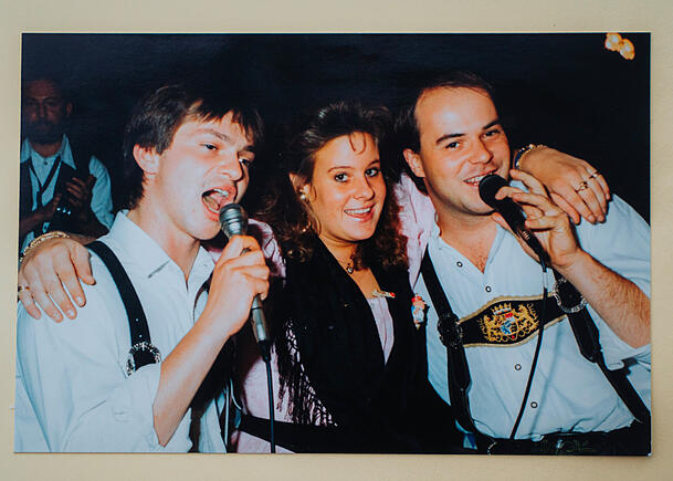 Silja Steinberg ist mit dem Festzelt und der Kapelle aufgewachsen.