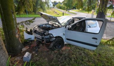 Fahrer flüchtet von Unfallstelle bei Leisnig