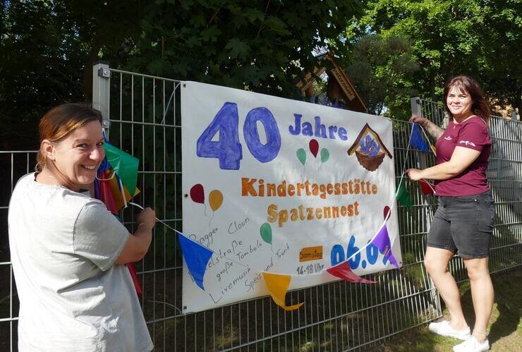 Zschopauer Kita feiert 40. Geburtstag